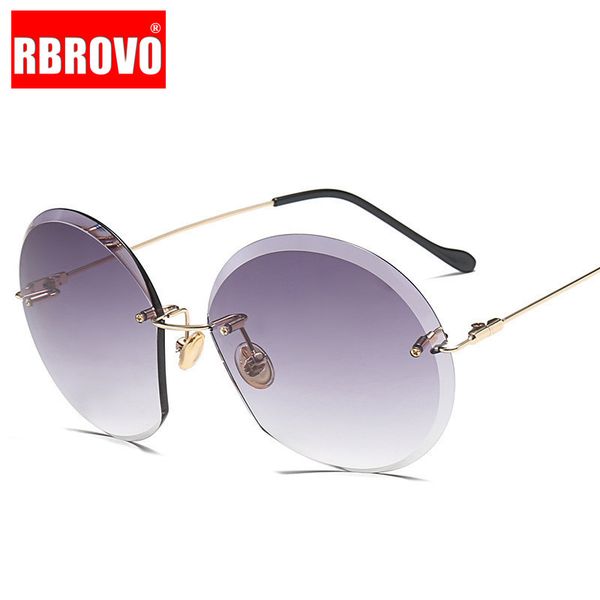 rbrovo 2020 ocean lens sunglasses women classic brand designer men/women alloy rimless sun glasses women uv400 box goggle, White;black
rbrovo 2020 ocean lens sunglasses women classic brand designer men/women alloy rimless sun glasses women uv400 box goggle, White;black
