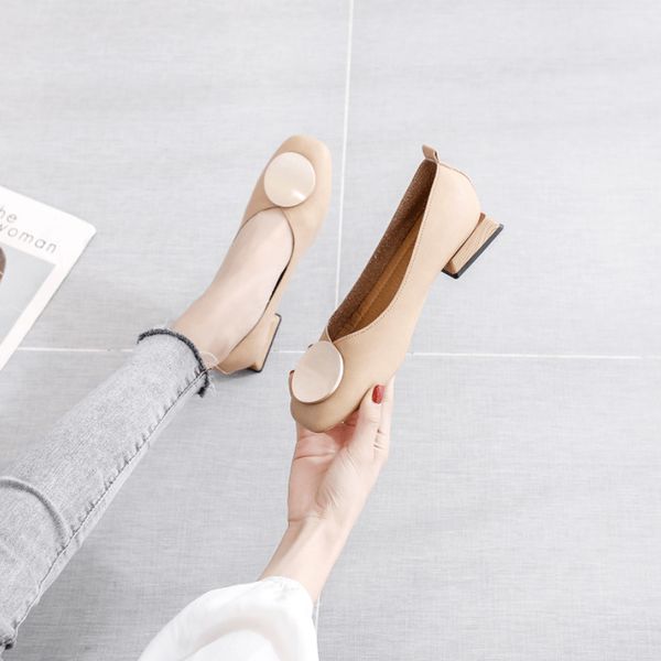 deat 2020 new spring summer fashion soft leather casual solid color mid-heel one-pedal single shoes women se717, Black
deat 2020 new spring summer fashion soft leather casual solid color mid-heel one-pedal single shoes women se717, Black