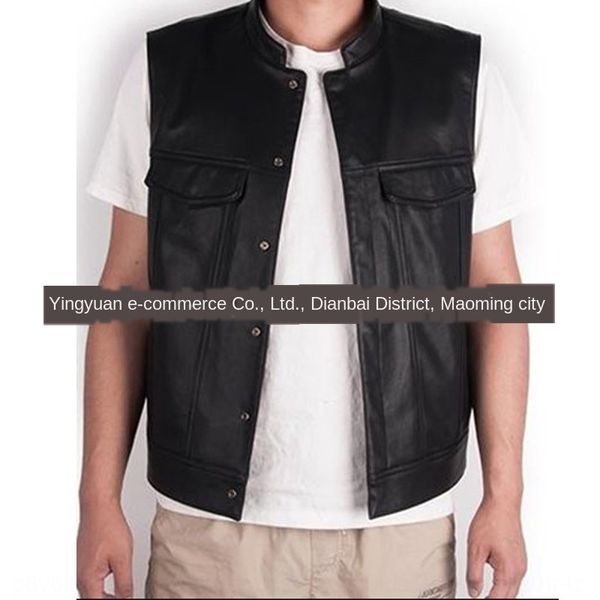 men's solid color pu motorcycle solid color leather motorcycle hip hop leather vest autumn and winter men's vest, Black;white
men's solid color pu motorcycle solid color leather motorcycle hip hop leather vest autumn and winter men's vest, Black;white