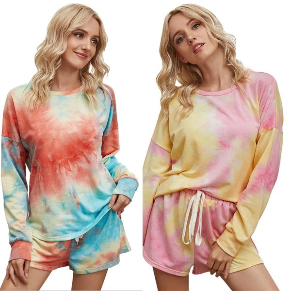 womens clothes 2020 women style for casual suit autumn winter tie-dye long sleeve +shorts female two piece outfits
womens clothes 2020 women style for casual suit autumn winter tie-dye long sleeve +shorts female two piece outfits