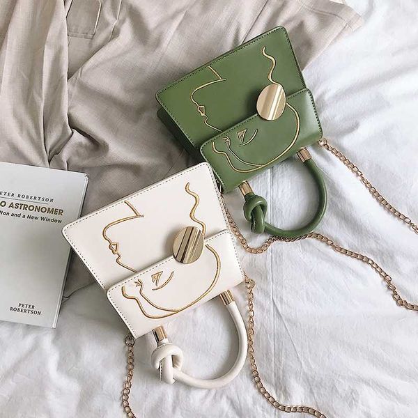 simple pu women's handbag women fashion character printed solid color crossbody bags designer leather handle bags #55
simple pu women's handbag women fashion character printed solid color crossbody bags designer leather handle bags #55
