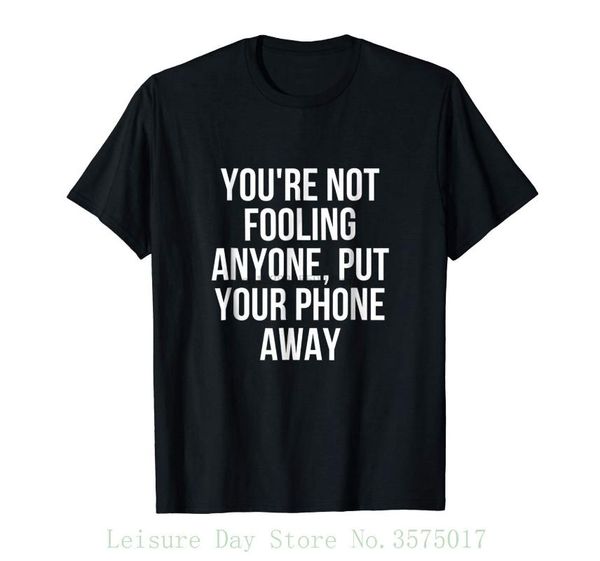 you won't trick anyone to put your phone on a t-shirt t-shirt cotton men's short-sleeved, White;black
you won't trick anyone to put your phone on a t-shirt t-shirt cotton men's short-sleeved, White;black