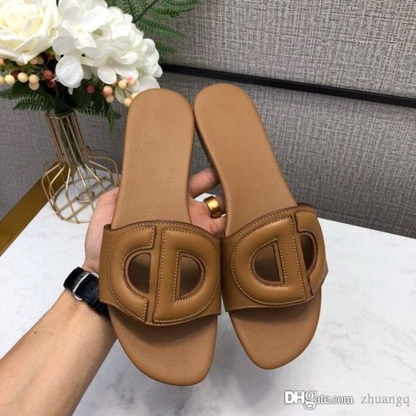 2020 summer slides d-club mules beach indoor flat slippers women black camel blue denim white calfskin casual sandals 34-41
2020 summer slides d-club mules beach indoor flat slippers women black camel blue denim white calfskin casual sandals 34-41