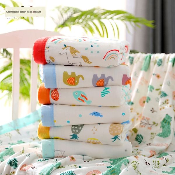 six-layer pure cotton gauze baby blanket bath bath towel towel children newborn summer cold quilt maternal and infant products quilt
six-layer pure cotton gauze baby blanket bath bath towel towel children newborn summer cold quilt maternal and infant products quilt