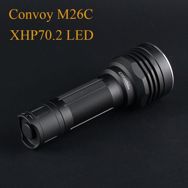 Most Powerful Led Convoy M26c Xhp70.2 Linterna Led 26650 Torch Lamp Work Light Camping Lanterne Latarka Zaklamp