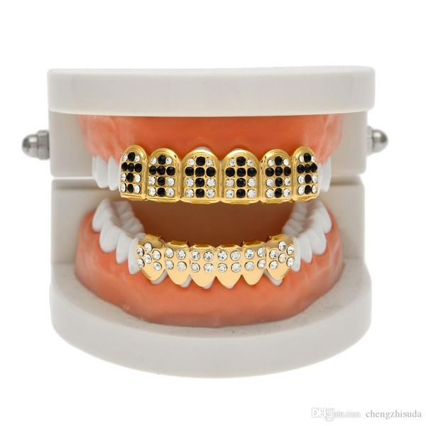 new gold plated iced out black cz rhinestone hip hop teeth for mouth grillz caps bottom grill set vampire teeth
new gold plated iced out black cz rhinestone hip hop teeth for mouth grillz caps bottom grill set vampire teeth