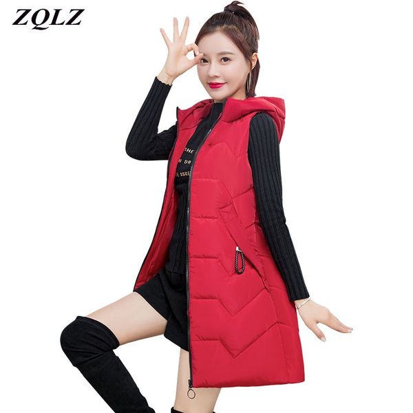 women's vests zqlz plus size cotton vest women 2021 slim hooded black autumn coat female casual long spring waistcoat mujer, Black;white
women's vests zqlz plus size cotton vest women 2021 slim hooded black autumn coat female casual long spring waistcoat mujer, Black;white