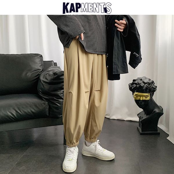 men's pants kapments men streetwear oversized cargo harem 2021 harajuku man hip hop tactical male korean drawstring trousers 5xl, Black
men's pants kapments men streetwear oversized cargo harem 2021 harajuku man hip hop tactical male korean drawstring trousers 5xl, Black