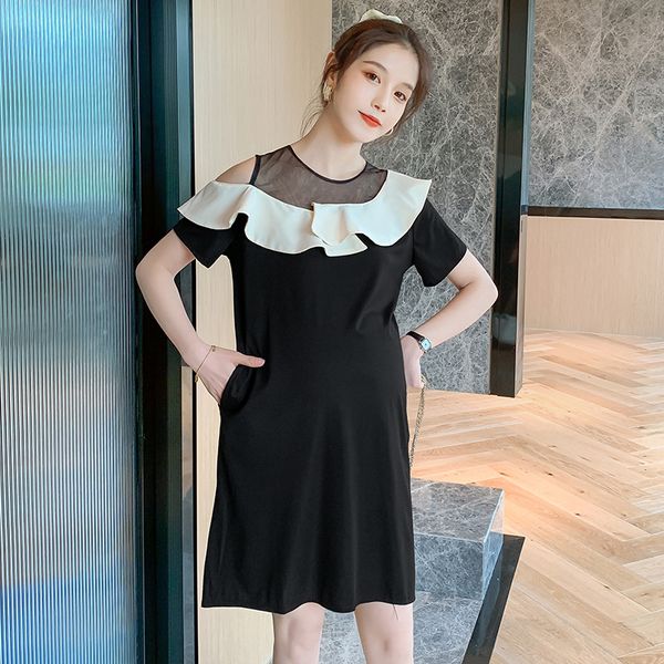 maternity dresses 2021 summer dress for pregnant women loose strapless plus size wedding party pregnancy, White
maternity dresses 2021 summer dress for pregnant women loose strapless plus size wedding party pregnancy, White