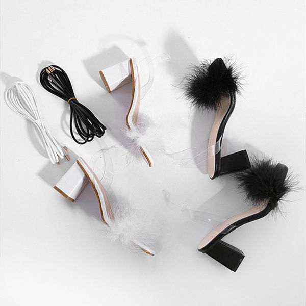 women fur sandals slipper club gladiator summer shoes plus size fuzzy beachwear bind transparent outdoors non-slip fashion stylish 0201, Black
women fur sandals slipper club gladiator summer shoes plus size fuzzy beachwear bind transparent outdoors non-slip fashion stylish 0201, Black