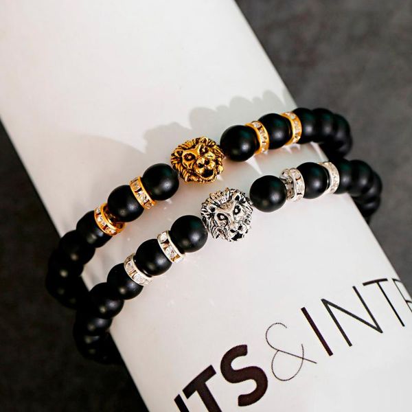 fashion lion yoga bracelet homme men bileklik charm black matte natural stone beads bracelet men braclet jewelry
fashion lion yoga bracelet homme men bileklik charm black matte natural stone beads bracelet men braclet jewelry
