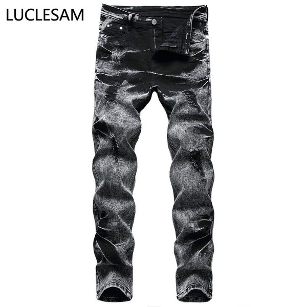 distressed ripped jeans for men 2020 hip hop designer pants male skinny straight trouses mens streetwear moto biker denim pants, Blue
distressed ripped jeans for men 2020 hip hop designer pants male skinny straight trouses mens streetwear moto biker denim pants, Blue