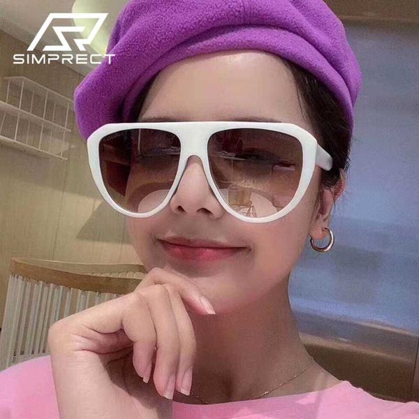 simprect 2020 fashion oversized sunglasses women big frame pilot sunglasses retro vintage designer sun glasses, White;black
simprect 2020 fashion oversized sunglasses women big frame pilot sunglasses retro vintage designer sun glasses, White;black