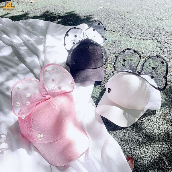 h2078 cap butterfly baby cap new children's bowknot pearl children's baseball net hat korean baby hat, Blue;gray
h2078 cap butterfly baby cap new children's bowknot pearl children's baseball net hat korean baby hat, Blue;gray
