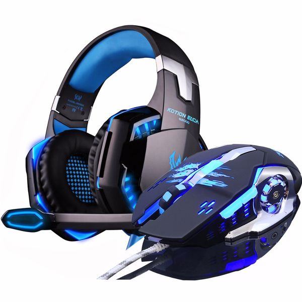 kotion each gaming headphone headset deep bass stereo led with microphone +gaming optical usb mouse pro gamer game mice dpi gift
kotion each gaming headphone headset deep bass stereo led with microphone +gaming optical usb mouse pro gamer game mice dpi gift
