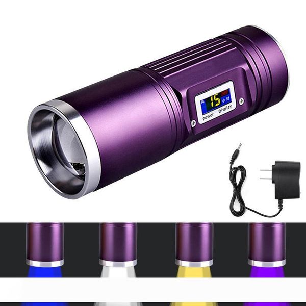 rechargeable torch 8000 lumens q5 x 4 fishing flashlight blue purple yellow white light 12 models use dc charger
rechargeable torch 8000 lumens q5 x 4 fishing flashlight blue purple yellow white light 12 models use dc charger