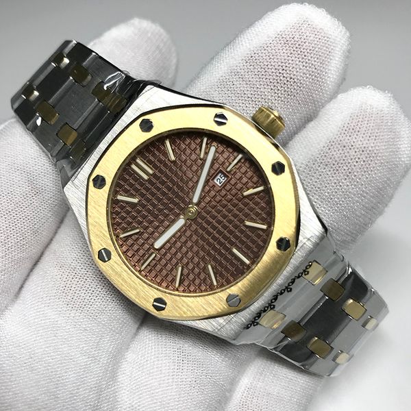designer luxury watch 33 mm lady royal oak quartz watch gold quartz movement watch sapphire glass, Slivery;brown
designer luxury watch 33 mm lady royal oak quartz watch gold quartz movement watch sapphire glass, Slivery;brown