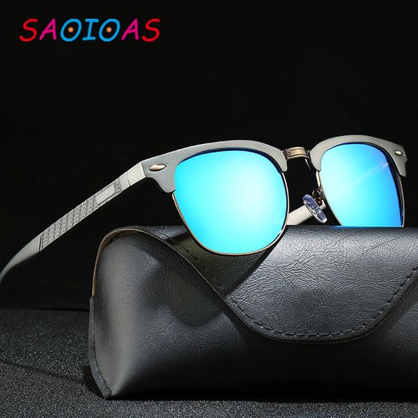 saoioas summer men's women square polarized sunglasses all aluminum magnesium sunglasses driving mirror uv400 protection, White;black
saoioas summer men's women square polarized sunglasses all aluminum magnesium sunglasses driving mirror uv400 protection, White;black