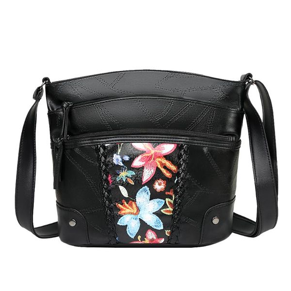 women classic texture flower printing pu crossbody bag practical multi pocket zipper female elegant shoulder pouch
women classic texture flower printing pu crossbody bag practical multi pocket zipper female elegant shoulder pouch