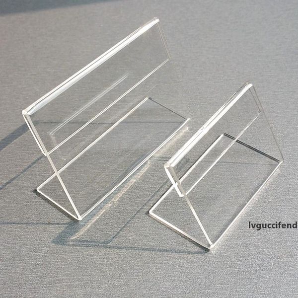 acrylic t1.3mm clear plastic table sign price tag label display paper promotion card holders small l shape stands 50pcs
acrylic t1.3mm clear plastic table sign price tag label display paper promotion card holders small l shape stands 50pcs
