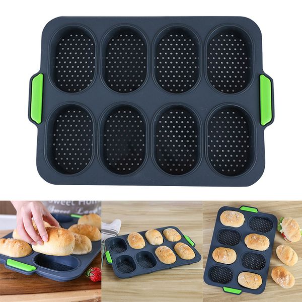 8 grids diy silicone hamburger good flexibility practical french heat resistant bread mold baking easy release home non-stick
8 grids diy silicone hamburger good flexibility practical french heat resistant bread mold baking easy release home non-stick