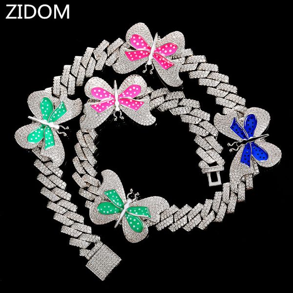 men/women hip hop iced out bling cuban chain necklace with butterfly 13mm width hiphop chains necklaces jewelry fashion gifts, Silver
men/women hip hop iced out bling cuban chain necklace with butterfly 13mm width hiphop chains necklaces jewelry fashion gifts, Silver