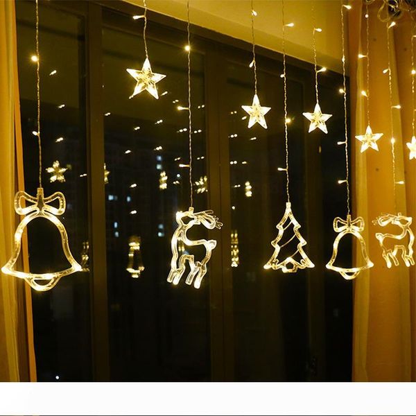 christmas tree decor elk bell string light led christmas party ornament for home hanging garland 2019 xmas new year gift 3.5*1m
christmas tree decor elk bell string light led christmas party ornament for home hanging garland 2019 xmas new year gift 3.5*1m