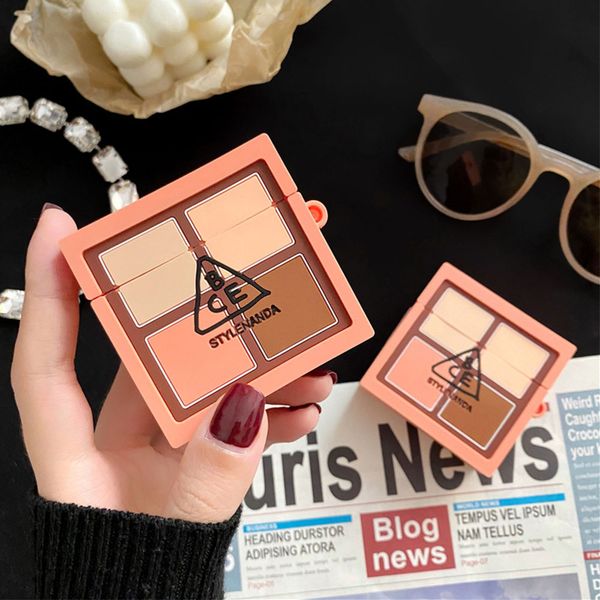 case for airpods cute cover silicone bluetooth earphone protective case for air pods 1 2 with keychain eyeshadow palette
case for airpods cute cover silicone bluetooth earphone protective case for air pods 1 2 with keychain eyeshadow palette