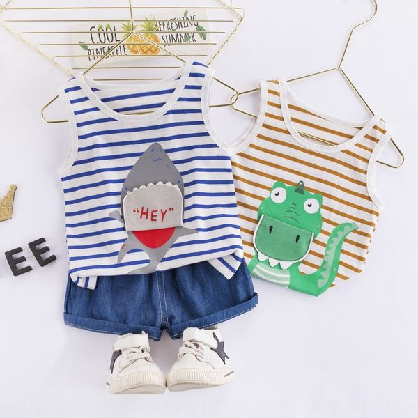 summer new boy baby cartoon striped crocodile casual cotton sleeveless t-shirt sports t-shirt set
summer new boy baby cartoon striped crocodile casual cotton sleeveless t-shirt sports t-shirt set
