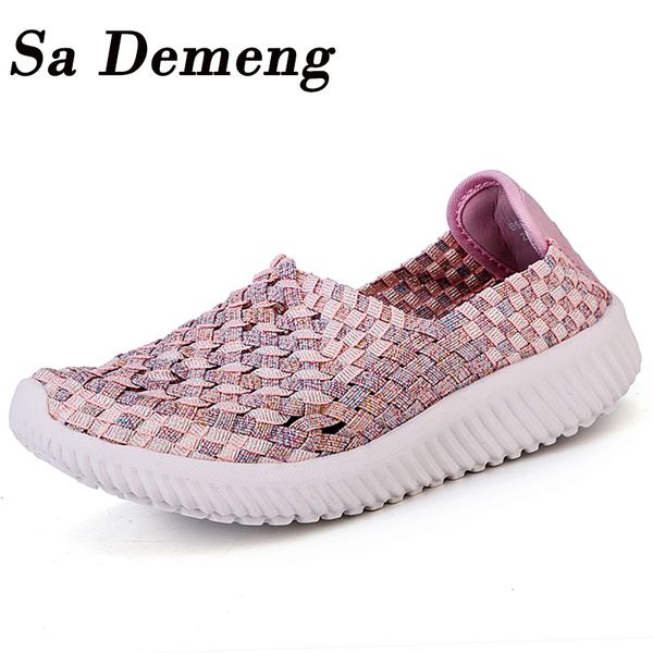 sa demeng women sneakers woven shoes casual women flats loafers fashion tenis comfortable walking shoes plus size 35-42 sapatos, Black
sa demeng women sneakers woven shoes casual women flats loafers fashion tenis comfortable walking shoes plus size 35-42 sapatos, Black