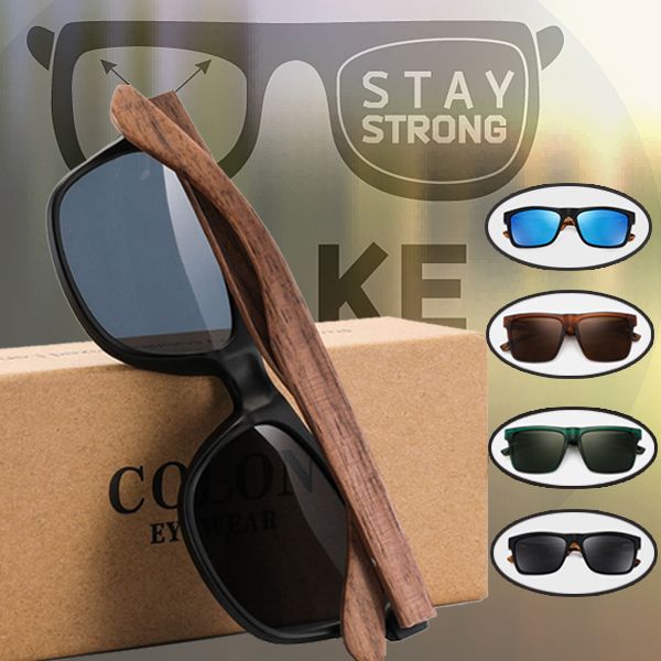 bamboo wooden polarized sunglasses men glasses square sport sun glasses male faux wood uv protection with case, White;black
bamboo wooden polarized sunglasses men glasses square sport sun glasses male faux wood uv protection with case, White;black