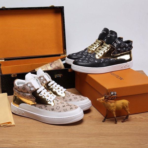 new6 fashion high men's shoes casual breathable sports personality men's shoes outdoor comfortable travel running shoes zapatos ho, Black
new6 fashion high men's shoes casual breathable sports personality men's shoes outdoor comfortable travel running shoes zapatos ho, Black
