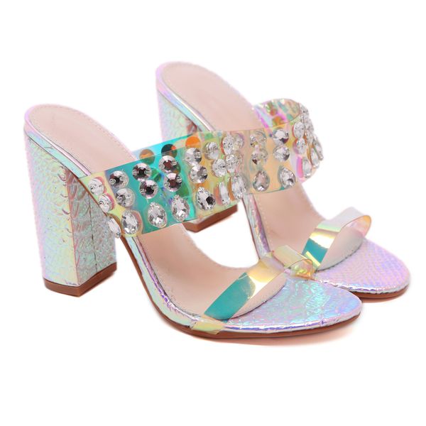 women's cool slippers rhinestone fashion sandals high heels transparent thick with simple european and american style non-slip comforta, Black
women's cool slippers rhinestone fashion sandals high heels transparent thick with simple european and american style non-slip comforta, Black