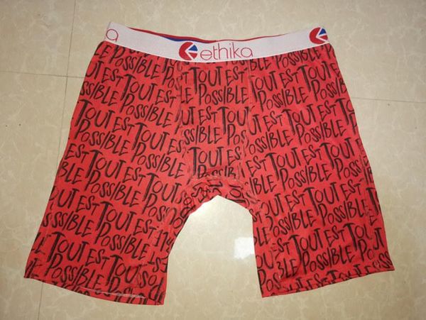 ethika mens boxer underwear random styles sports hip hop rock excise underwear skateboard street fashion quick dry top, Black;white