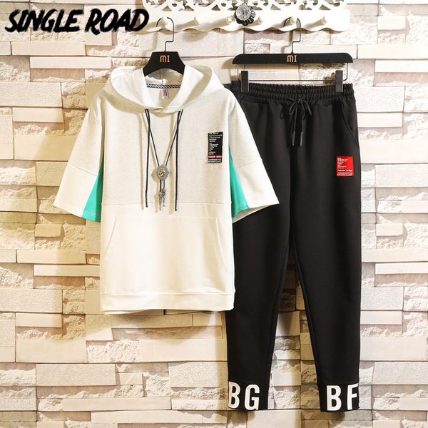 singleroad men's tracksuit men clothing 2020 patchwork streetwear hooded t-shirt shorts sportswear hip hop 2 pieces set male, Gray
singleroad men's tracksuit men clothing 2020 patchwork streetwear hooded t-shirt shorts sportswear hip hop 2 pieces set male, Gray