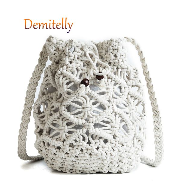 new hand-woven women's handbags fashion rope hollow shoulder messenger bag straw woven ladies tote bag wallet beach
new hand-woven women's handbags fashion rope hollow shoulder messenger bag straw woven ladies tote bag wallet beach