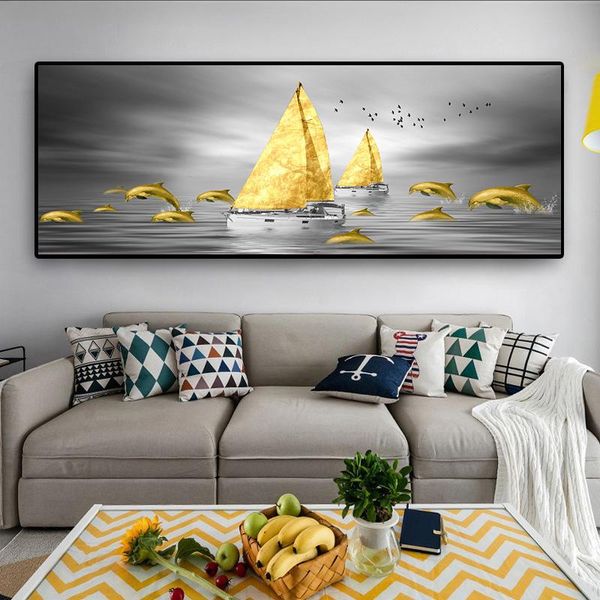 modern golden abstract landscape art gray sky and golden boat pictures painting wall art for living room home decor (no frame
modern golden abstract landscape art gray sky and golden boat pictures painting wall art for living room home decor (no frame