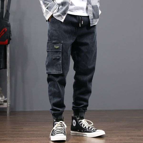japanese style fashion men jeans loose fit big pocket denim cargo pants black color vintage designer hip hop jeans men joggers, Blue
japanese style fashion men jeans loose fit big pocket denim cargo pants black color vintage designer hip hop jeans men joggers, Blue