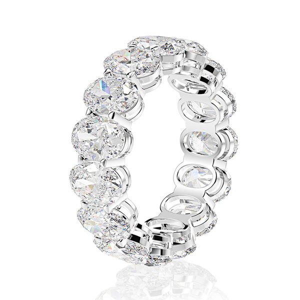 original 925 sterling silver oval full eternity rings for women engagement wedding party silver rings jewelry lover gift fashion accessories, Slivery;golden
original 925 sterling silver oval full eternity rings for women engagement wedding party silver rings jewelry lover gift fashion accessories, Slivery;golden