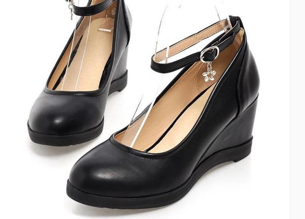 2020 spring and autumn with new style fashion slope heel round head women's shoes@zert22, Black
2020 spring and autumn with new style fashion slope heel round head women's shoes@zert22, Black