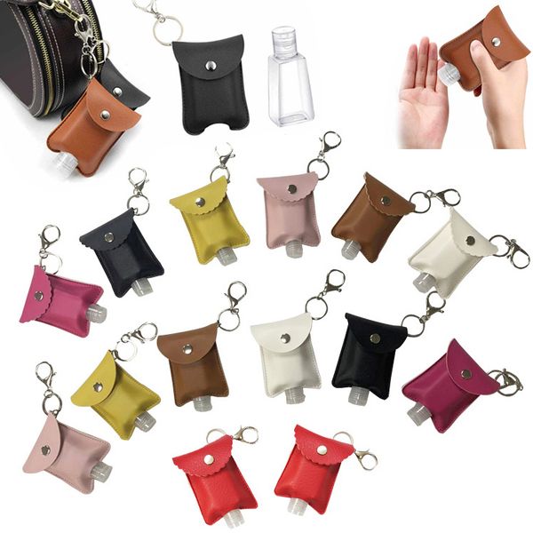 outdoor portable pu leather case travel hand sanitizer bottle holder refillable reusable empty bottles and keychain set holder ac11431
outdoor portable pu leather case travel hand sanitizer bottle holder refillable reusable empty bottles and keychain set holder ac11431