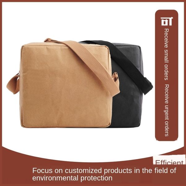 cpqie washed kraft paper shoulder kraft shoulder waterproof environmental women's fashion handbag men's messenger bag order dupont
cpqie washed kraft paper shoulder kraft shoulder waterproof environmental women's fashion handbag men's messenger bag order dupont