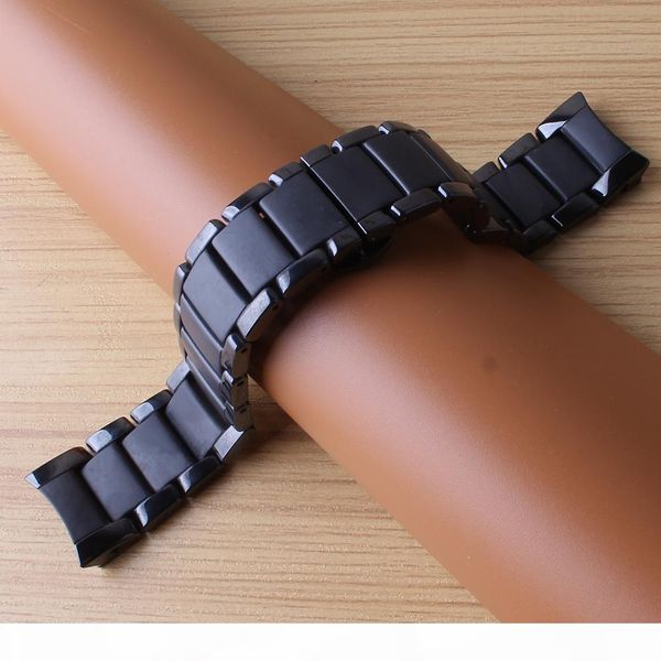 new arrivals watch band curved end ceramic bracelet for men 1451 1452 watchband 24mm black polished and matte color waterproof watch strap, Black;brown
new arrivals watch band curved end ceramic bracelet for men 1451 1452 watchband 24mm black polished and matte color waterproof watch strap, Black;brown
