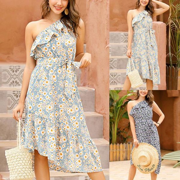 women's floral printed dress shoulder asymmetric strapless female loose women long dress vestidos 2020 new arrival, Black;gray
women's floral printed dress shoulder asymmetric strapless female loose women long dress vestidos 2020 new arrival, Black;gray