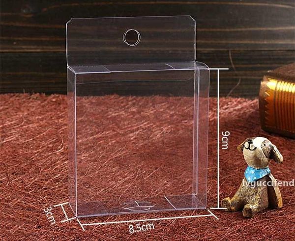 50pcs 3*8.5*9cm clear plastic pvc hook box packing boxes for gift/phone/candy/cosmetic/craft square transparent pvc box
50pcs 3*8.5*9cm clear plastic pvc hook box packing boxes for gift/phone/candy/cosmetic/craft square transparent pvc box