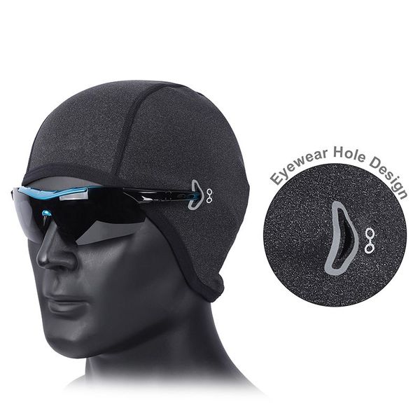 helmet liner cycling cap, winter outdoor bicycle hat sports helmet fleece hat for riding running skiing, Black
helmet liner cycling cap, winter outdoor bicycle hat sports helmet fleece hat for riding running skiing, Black