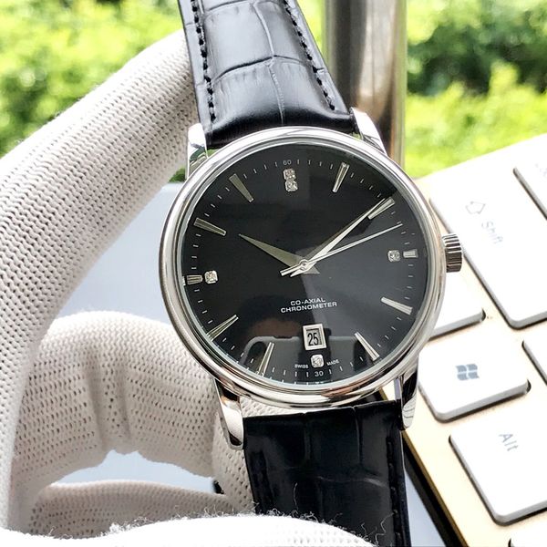 men watches three-pin automatic movement 40*12mm 316 stainless steel show the gentleman's demeanor exquisite gifts for men, Slivery;brown
men watches three-pin automatic movement 40*12mm 316 stainless steel show the gentleman's demeanor exquisite gifts for men, Slivery;brown