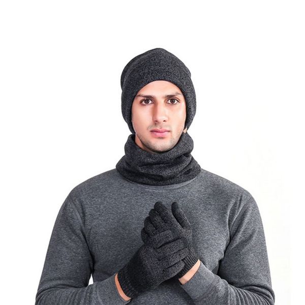 3pcs hat gloves scarf set casual cap scarves sets gift outdoor neck warmer knit hat skullies beanies 5 color winter, Black
3pcs hat gloves scarf set casual cap scarves sets gift outdoor neck warmer knit hat skullies beanies 5 color winter, Black