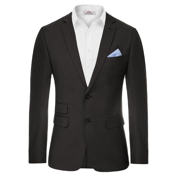 men's two-button blazer coat with pocket square notch lapel back split solid color formal casual office work business coat, White;black
men's two-button blazer coat with pocket square notch lapel back split solid color formal casual office work business coat, White;black