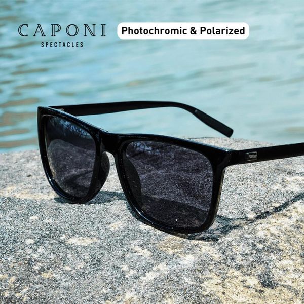 caponi polarized sunglasses pchromic clear vision eye 100% uv protect square driving sun glasses for men bs387, White;black
caponi polarized sunglasses pchromic clear vision eye 100% uv protect square driving sun glasses for men bs387, White;black